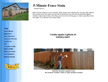 Tablet Screenshot of fiveminutefence.com